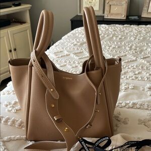Songmont Large Song Bucket Bag in Latte